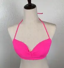 Victoria’s Secret hot pink Barbiecore bikini top 32D