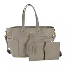 Marc by Marc Jacobs Preppy Nylon Baby Tote with Changing pad in Dark Brown