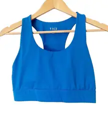 Vici Sport Bright‎ Blue Flex Racerback Sports Bra Size XL