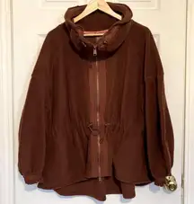 Free People Movement FP Movement She’s All That Fleece Jacket in Ginger Spice