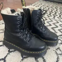 Dr. Martens Black Platform Doc Martens