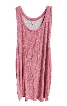 Mudd  Floral Medallion Tank Top Maroon White Size Medium