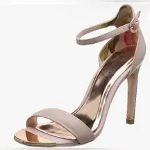 Ted Baker Women's Sharlot Ankle Strap‎ Sandals Heels in Lifjt Pink Size 8.5