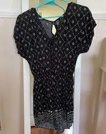 Cotton On Black Patterned Romper