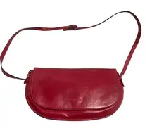 ‎KENNETH COLE Women’s Leather Crossbody Red 10.5X5