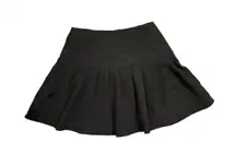 SheIn Curve Black Tennis Skirt