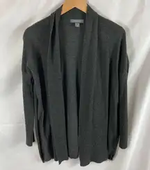 Primark Open Frit Charcoal Grey Cardigan Sweater Size Medium