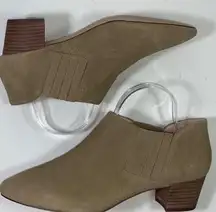 J. Crew Low Cut Chelsea Suede Ankle Boots