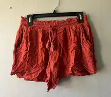 Live To Be Spoiled Boho Flowy Shorts XL