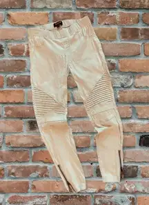 Boutique Skinny Pants Leggings Fits Womens Medium Beige