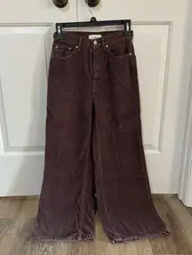 BDG High & Wide Brown Corduroy Pants Size 25