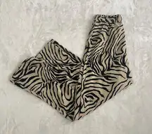 Zebra Flowy Pants