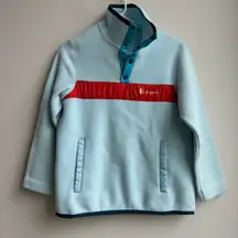 Cotopaxi Women’s XS Teca Fleece Light Blue Snap Pullover Jacket READ