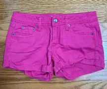 Bongo Hot Pink Shorts Size 3 Juniors