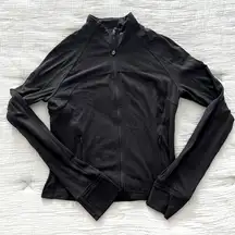 *Like New* Lululemon Define Crop Nulu Full Zip Jacket Black 8