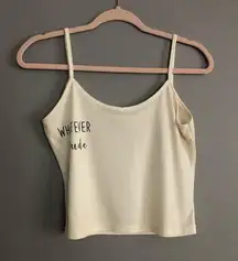 Karl place crop top tank