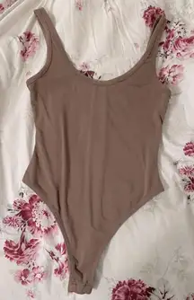 JLUXLABEL Tan Tank Bodysuit