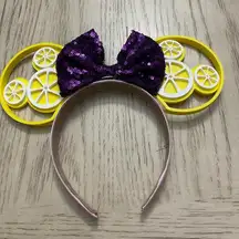 Violet lemonade Minnie ears