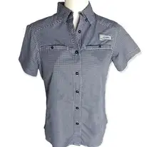 Habit Ladies Lochpoint Gingham Print Short Sleeve Button Up Shirt