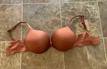 SKIMS New  Ultimate Collection Push-up Plunge Bra Size 34DDD Bronze