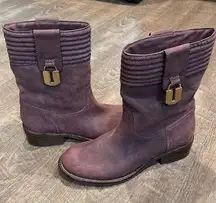 Marc by Marc Jacobs Moto riding bootie in Wine