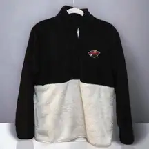 Minnesota Wild fuzzy fleece pullover NHL hockey