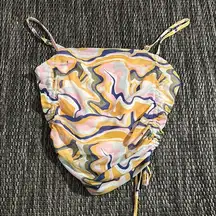 SO Colorful Swirl Patterned Top