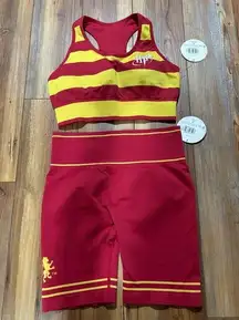 Harry Potter Gryffindor Seamless Scrunch Butt Athletic Set