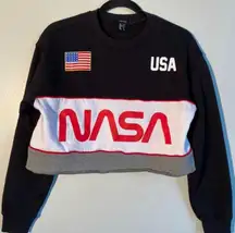 Cropped NASA Crewneck