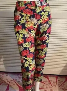 Banana Republic Hampton Fit Tropical Print Crop 6