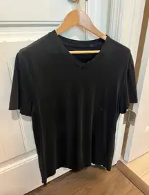 Mens Black Kenneth Cole New York V Neck T-Shirt