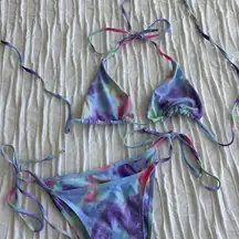 SheIn Tie Dye Bikini