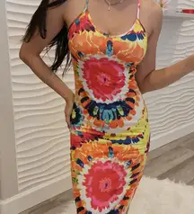 Multicolored summer dress