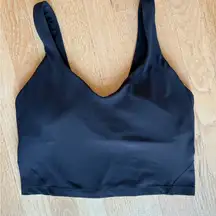 Lululemon Athletica Black Crop Top