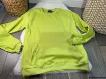 Lonely Ghost  Lime Green Pullover Logo Sweatshirt Pickleball