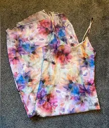 Caution to the Wind Watercolor Floral Dress