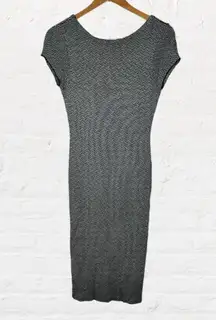 Zara Knit Dress Herringbone Pattern Size medium but I think runs small
