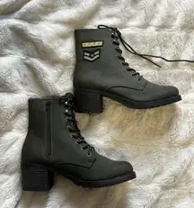 Women’s Army Green Combat Boots