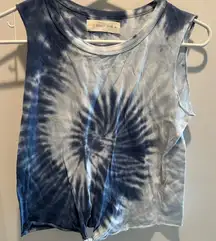 Ocean Drive Blue Tie-Dye Women's Top