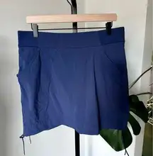 Womens Dark Blue  Skort