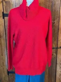 Apt 9 Red Cowell neck sweater￼