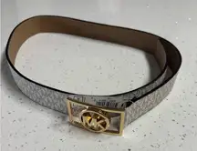Michael Kors belt NEW white buckle