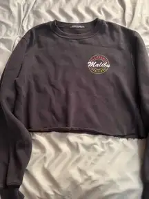 Brandy Melville Cropped Crewneck Sweatshirt