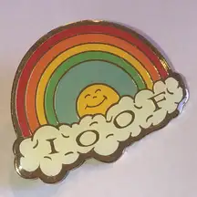 I.O.O.F. Independent Order of Odd Fellows Daughters of Rebekah Rainbow Pin