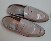 AGL Stud Trim Penny Loafer Mule In Pale Raby