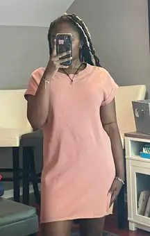 Light Pink T-Shirt Dress