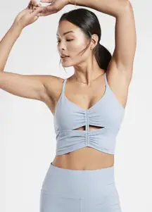 Athleta Cinch Longline Bra Periwinkle small☀️