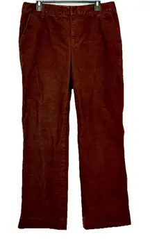 Bob Timberlake Women’s Corduroy Pants Size 12 Brown Mid Rise Classic Fit Y2K