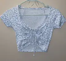 NWOT-Aeropostale cut out cropped baby tee