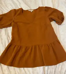 Nine West orange shirt 